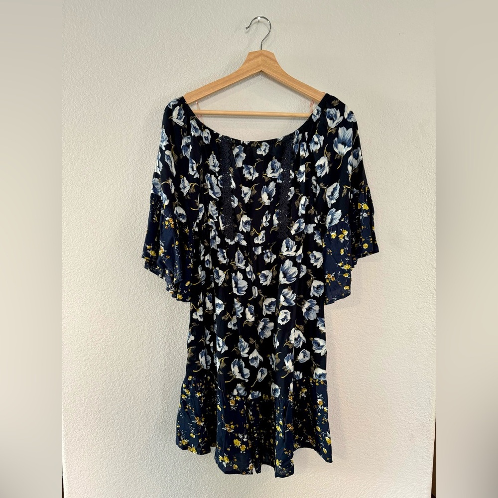 Flying Tomato Floral Off Shoulder Dress